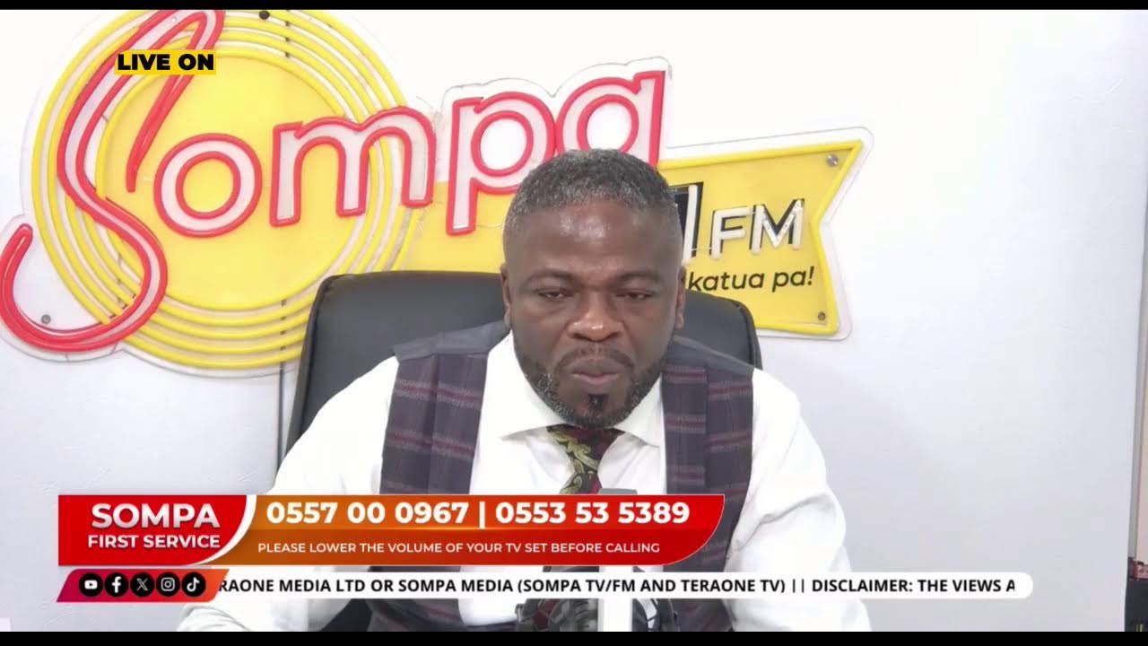 SOMPA FIRST SERVICE WITH BISHOP ALBERT SACKEY KWAPONG LIVE ON SOMPA 93.1FM/TV  || 20-02-26