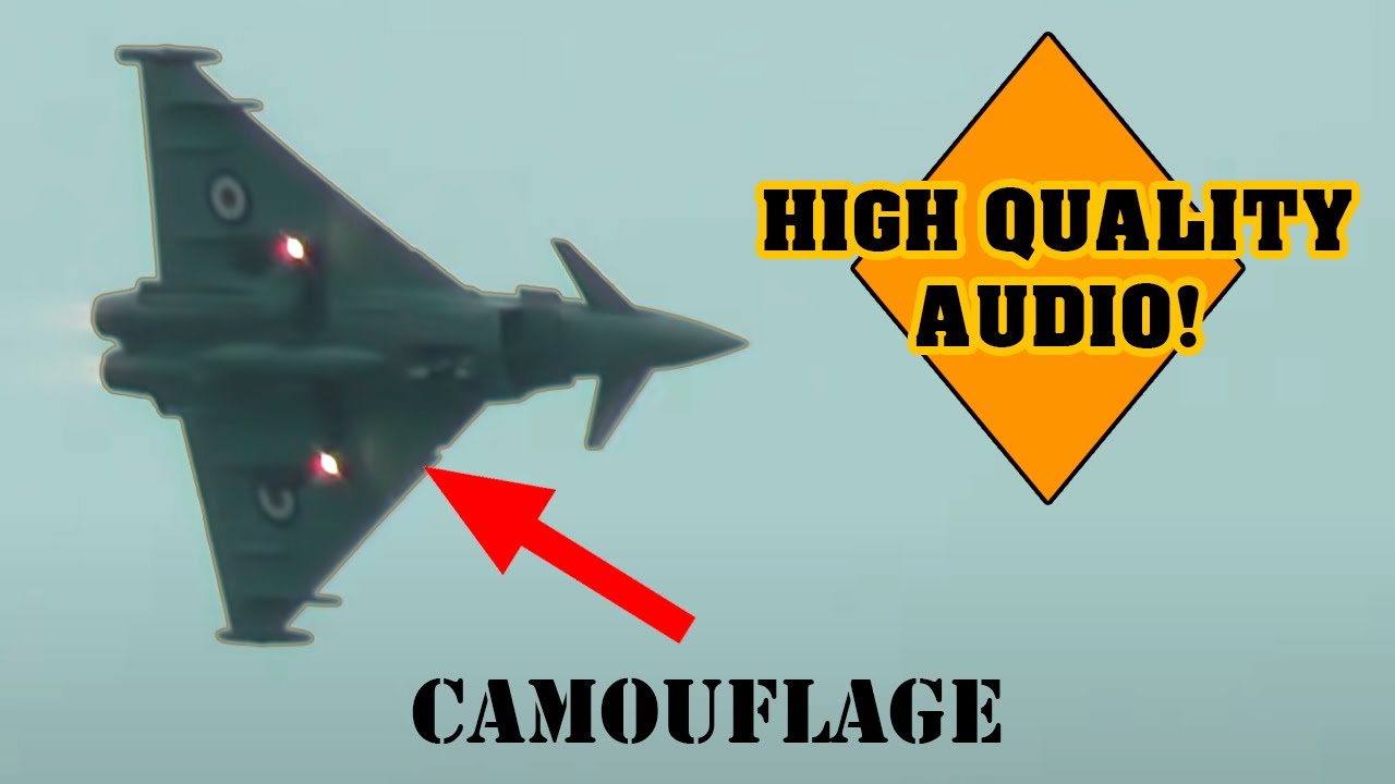 Cover Your Ears RAF Eurofighter Typhoon Amazing Sound Dartmouth (ZOOM H4n Microphone)