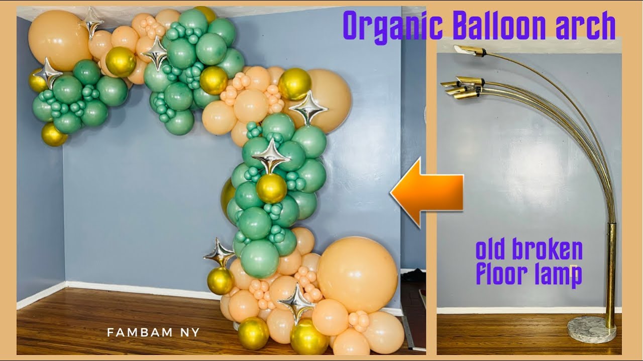 How to make Organic Balloon Arch (Balloon Garland/Balloon set-up)