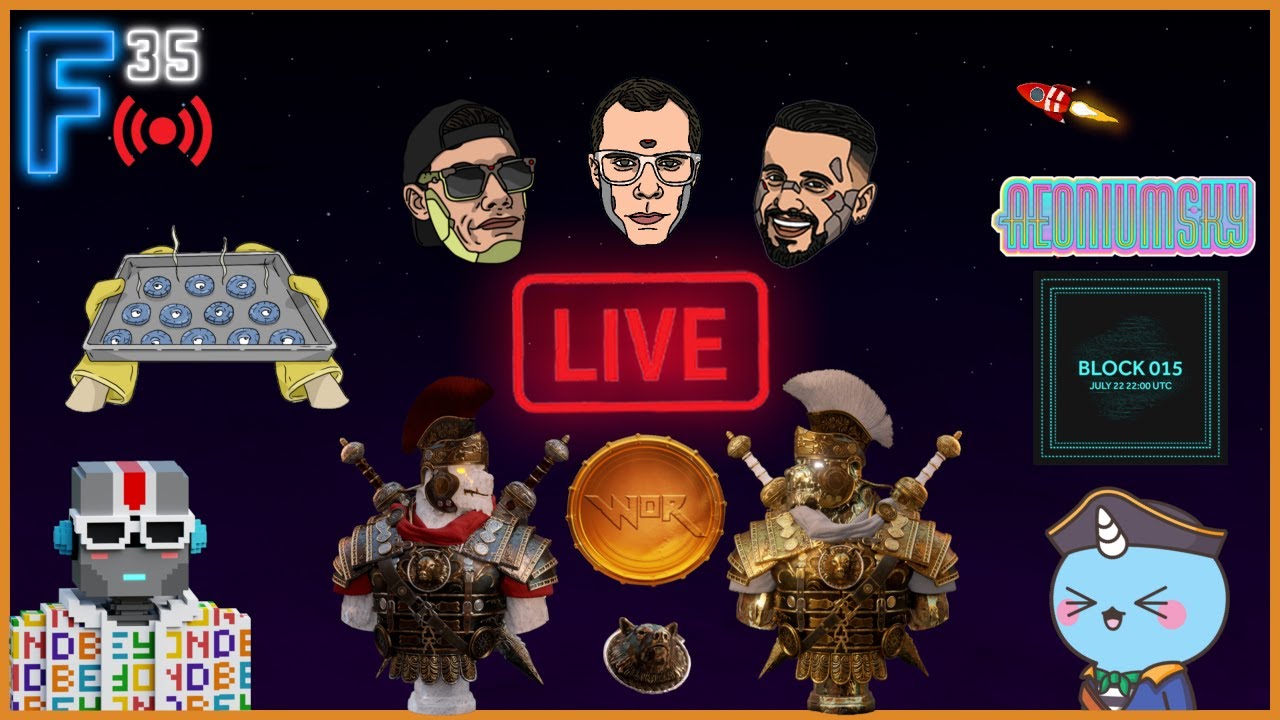 🔴 Top CNFTs Ft Wolves of Rome - ClayNation Beyond Citizens Aeoniumsky YummiUniverse l F35 Live #13 🚀