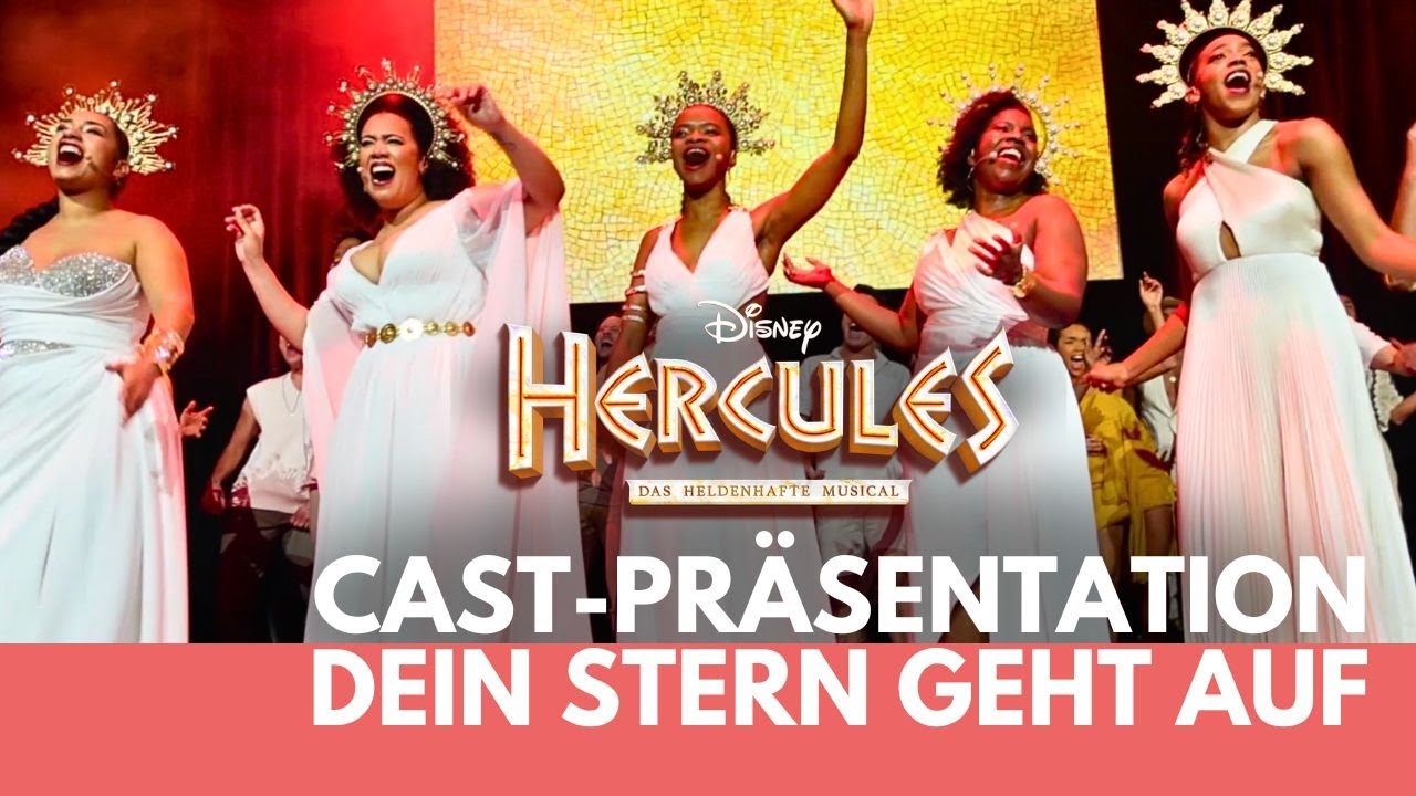 ⚡️ Disneys HERCULES Cast-Präsentation: Dein Stern geht auf | Hamburg