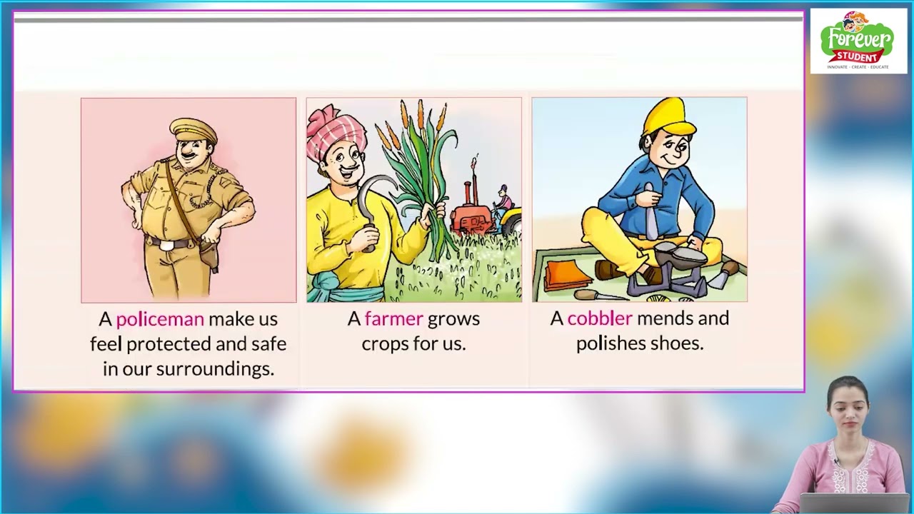 Ch 9  | Forever Student | Sst | Class 1 | People Who Help Us | For children