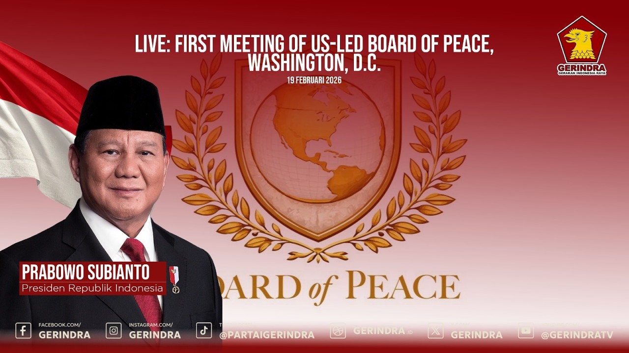 LIVE: FIRST MEETING OF US-LED BOARD OF PEACE, WASHINGTON, D.C.