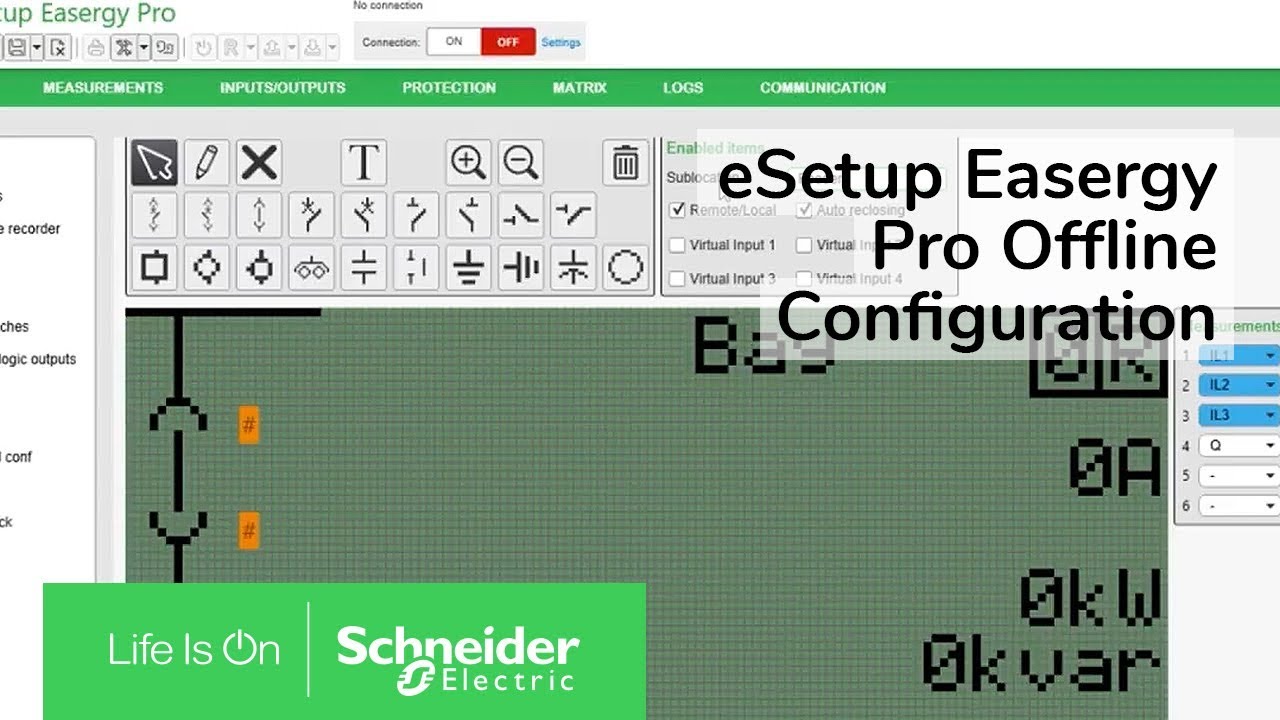 Easergy P3 - Offline configuration with eSetup Easergy Pro