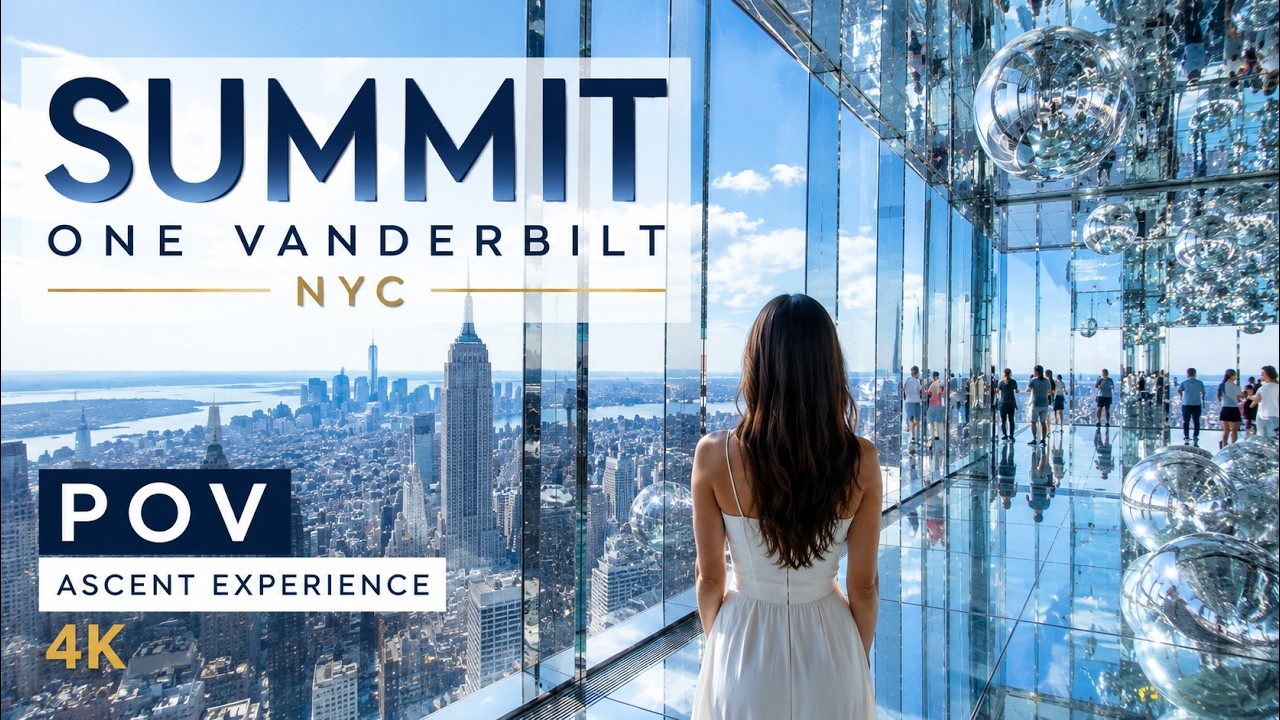 SUMMIT One Vanderbilt Morning POV Walkthrough 4K | Transcendence 1 & 2, Ascent & Terrace