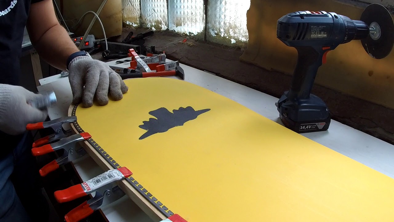 Процесс производства сноубордов  От российского бренда lazyDuck snowboards how to make a snowboard