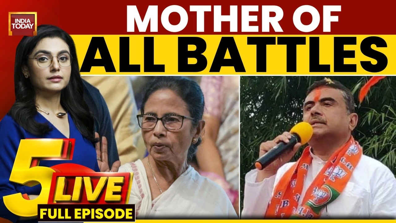 Mamata vs Suvendu: Bhabanipur Battle Set As TMC Fields His Aide In Nandigram | LPG Crisis | 5Live