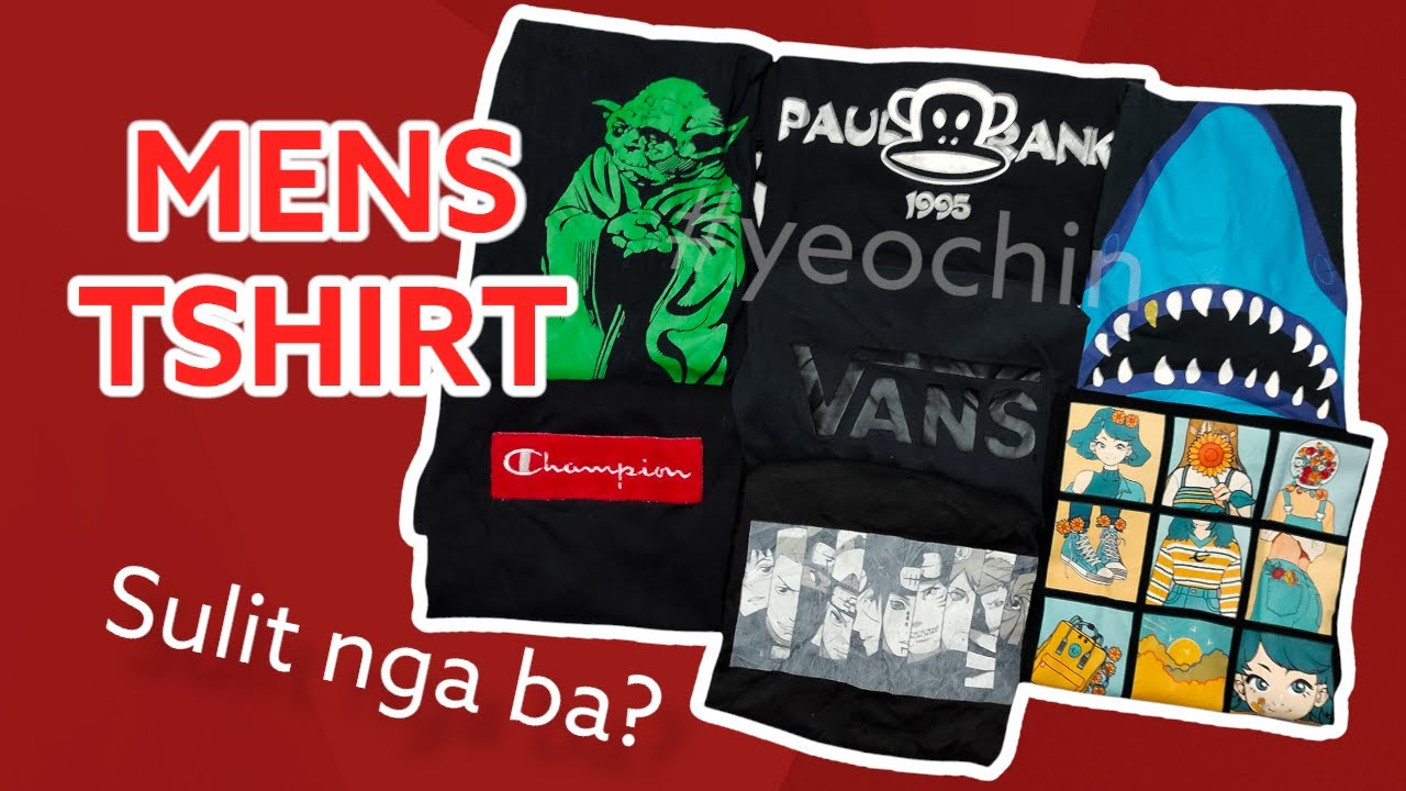 Mens T-shirt ng VIP | Best Code nga ba? | Ukay World | VIP34T