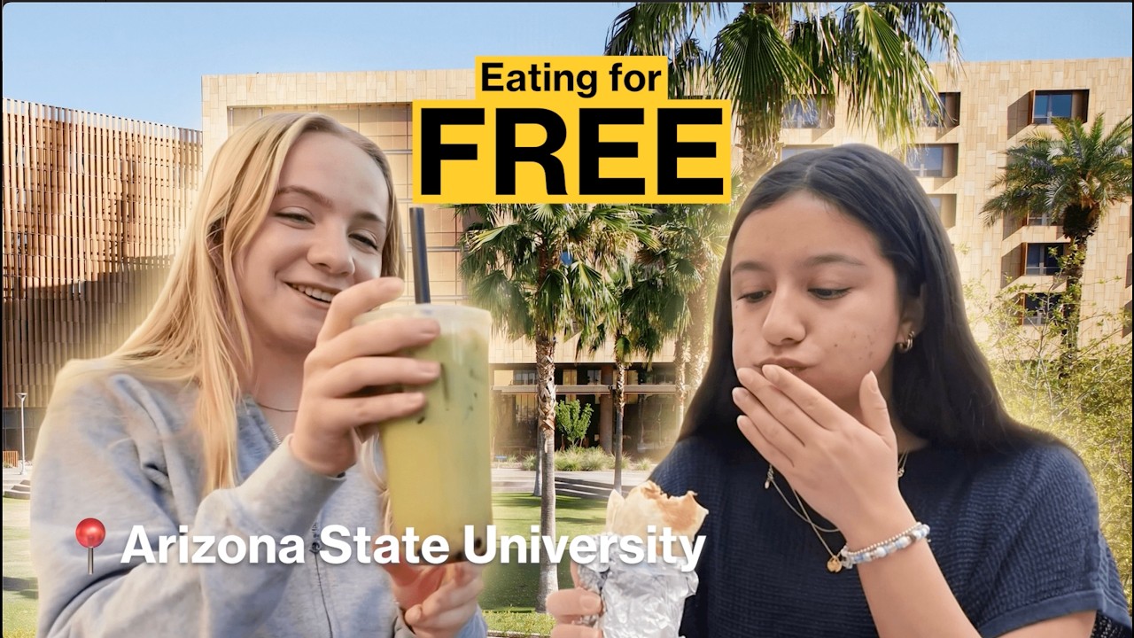 Eating for Free at ASU for 24 Hours 👀 | Sun Devil Grub Guide S2E6
