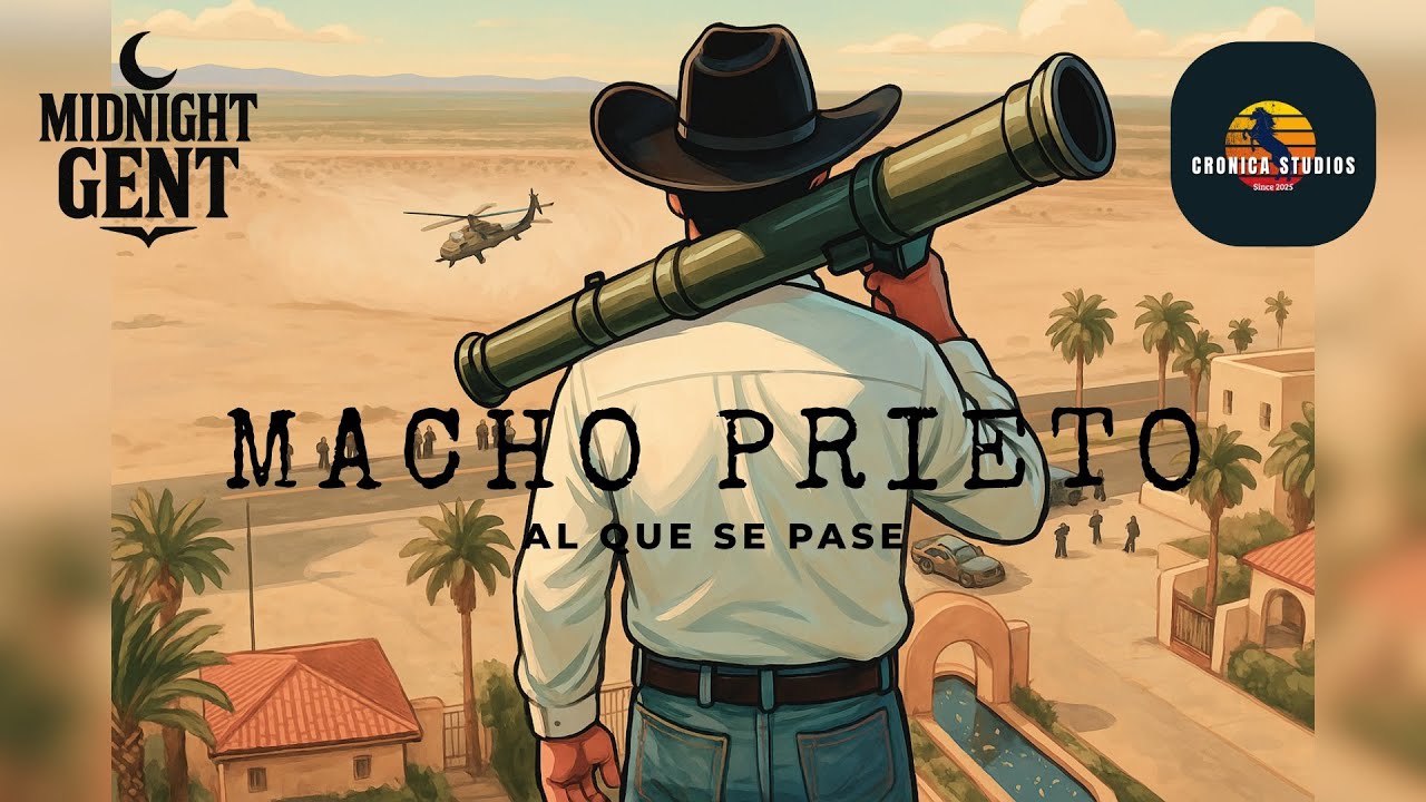 Macho Prieto al que se pase (LYRIC VIDEO) (CORRIDO) (AGOSTO 2025)