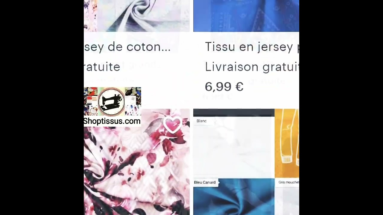 Shoptissus Mercerie,vente tissus, accessoires Couture Broderie.DIY.Shoptissus.com