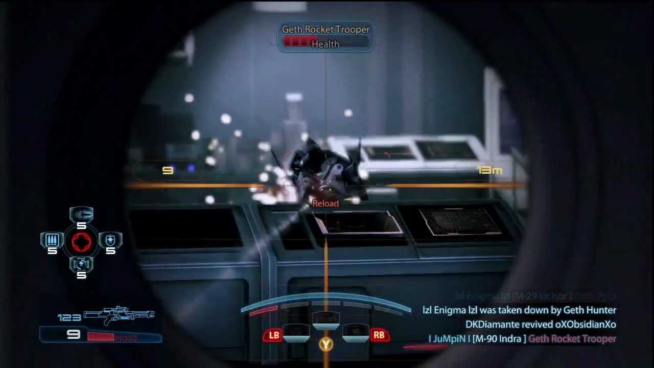 ME3 M-90 Indra (Gameplay Commentary)