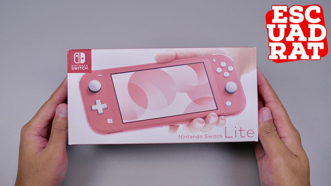 Unboxing Nintendo Switch Lite Coral Indonesia, Nintendo Switch Lite Pink Setup Awal