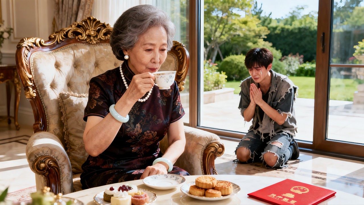 前世被兒子媳婦吸乾最後一滴血慘死養老院💔老太太重生回敬茶當日直接掀桌！三個月後小夫妻在垃圾場爭搶餿飯，而她用房產證墊桌角！