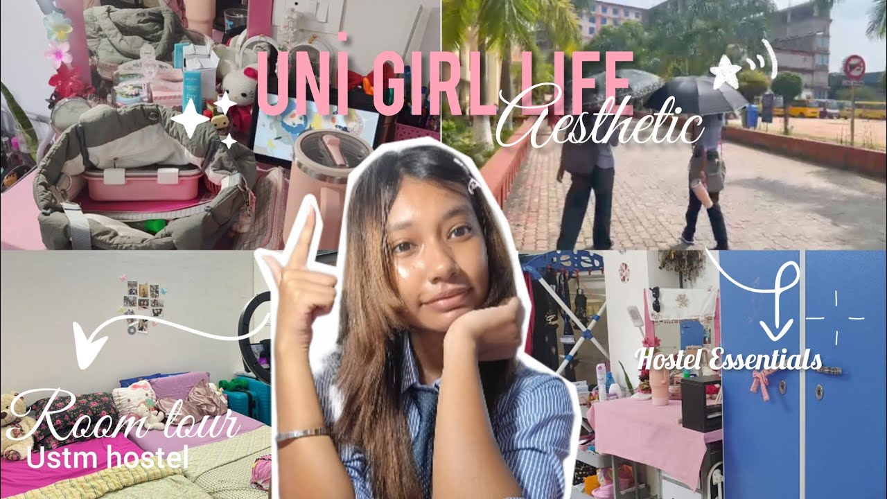 Girls Hostel Life 🏡 | Aesthetic Room Tour, GRWM & University Vlog ✨ (USTM)
