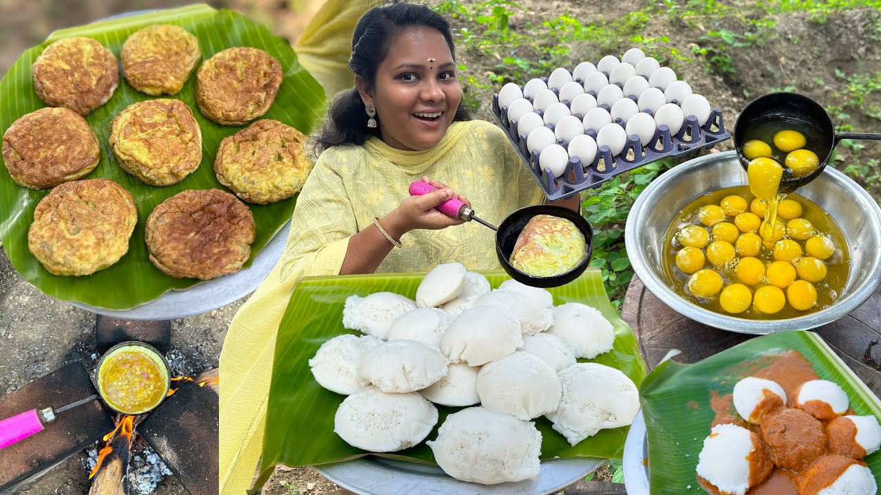 VILLAGE KARANDI OMELETTE CURRY | Vera Level Taste 😮 கரண்டி ஆம்லெட் முட்டை குழம்பு 😋👌
