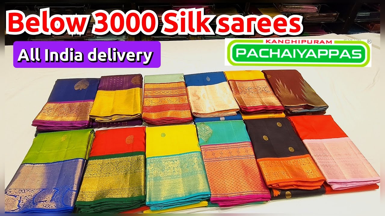 T Nagar Pachaiyappas Silk😱Shocking  Budget friendly Silk saree! 400 முதல் Fancy Soft silk saree|