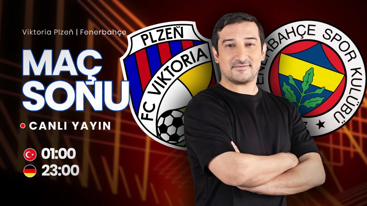 ⚽ Viktoria Plzen - Fenerbah&ccedil;e Ma&ccedil; Sonu Canlı Yayın | Kadık&ouml;y Boğası Serhat Akın Değerlendiriyor