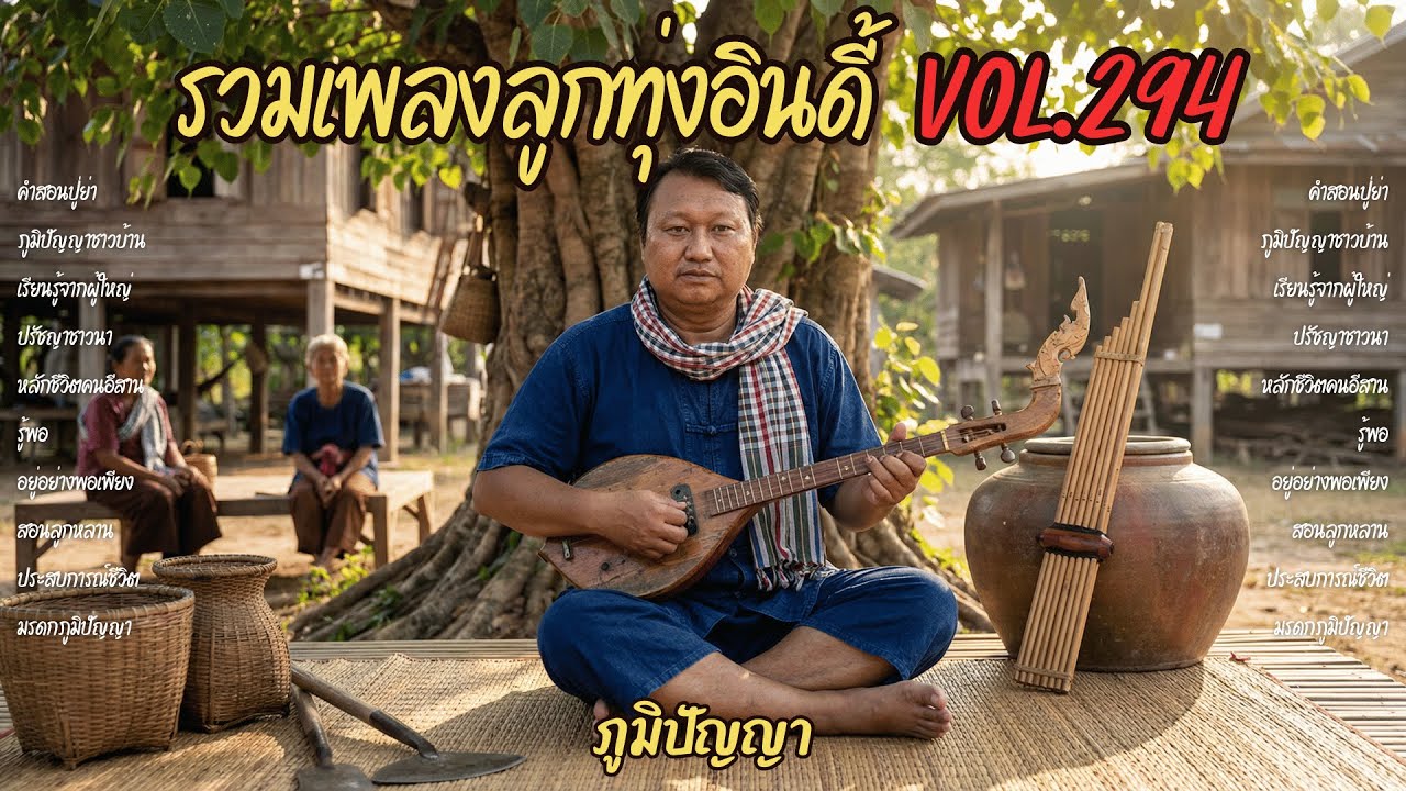 รวมเพลงลูกทุ่งอินดี้ Vol.294 🙏 ภูมิปัญญา | 10 เพลงคำสอนบรรพบุรุษ สั่งสมมาช้านาน (2026)
