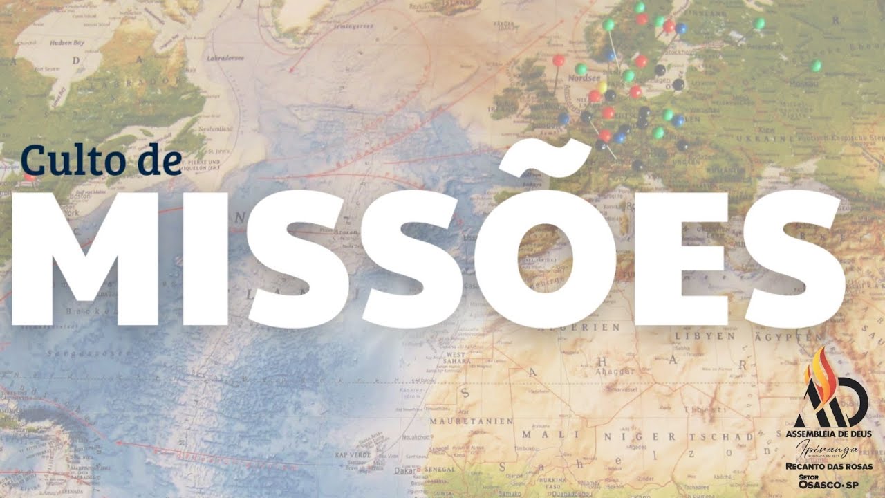CULTO DE MISSÕES | DOMINGO 08/03 