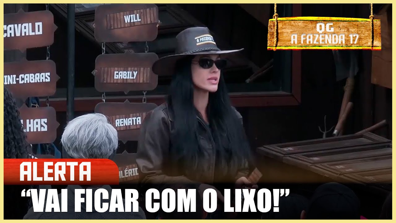 Rayane provoca Yoná e delega tarefa do lixo para ela