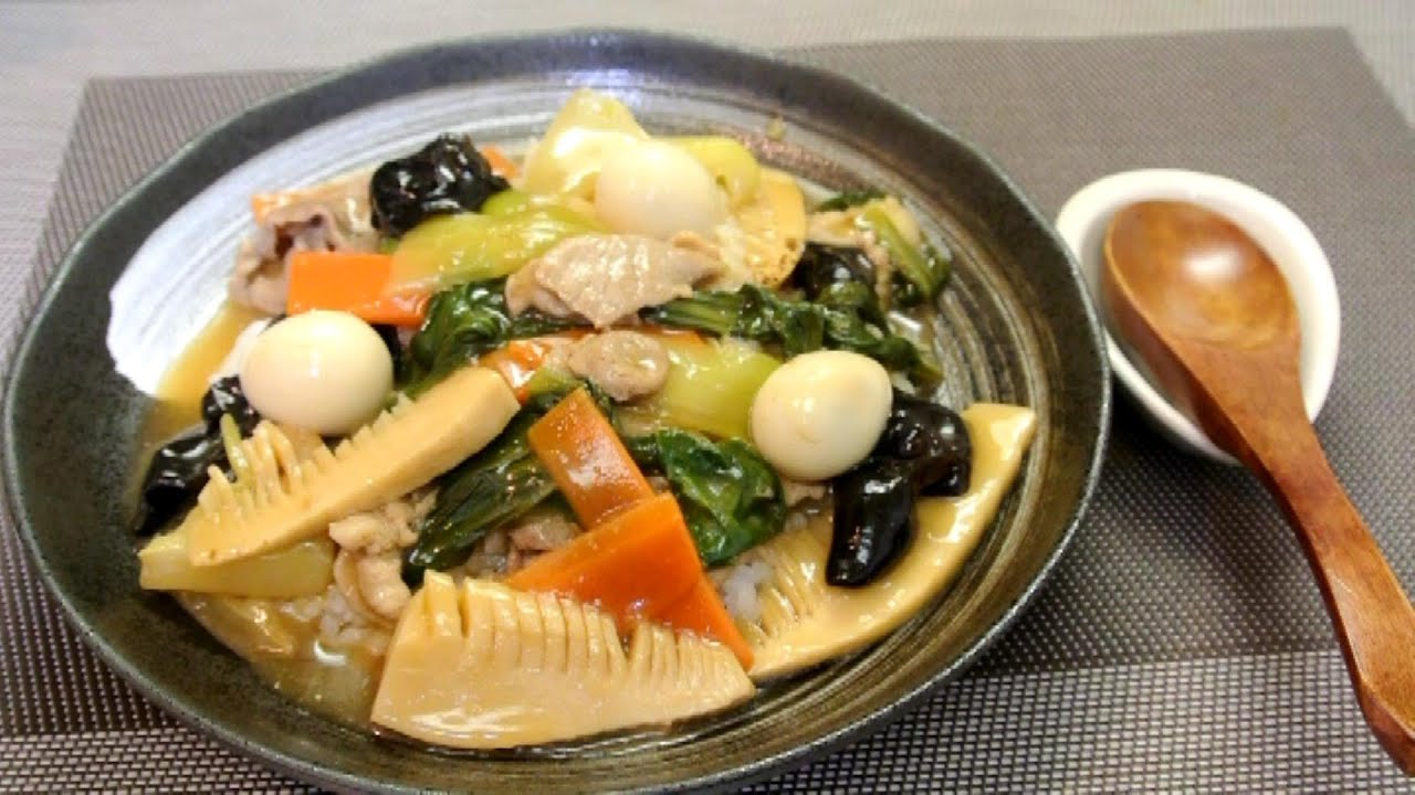 How to make Chūkadon 中華丼の作り方