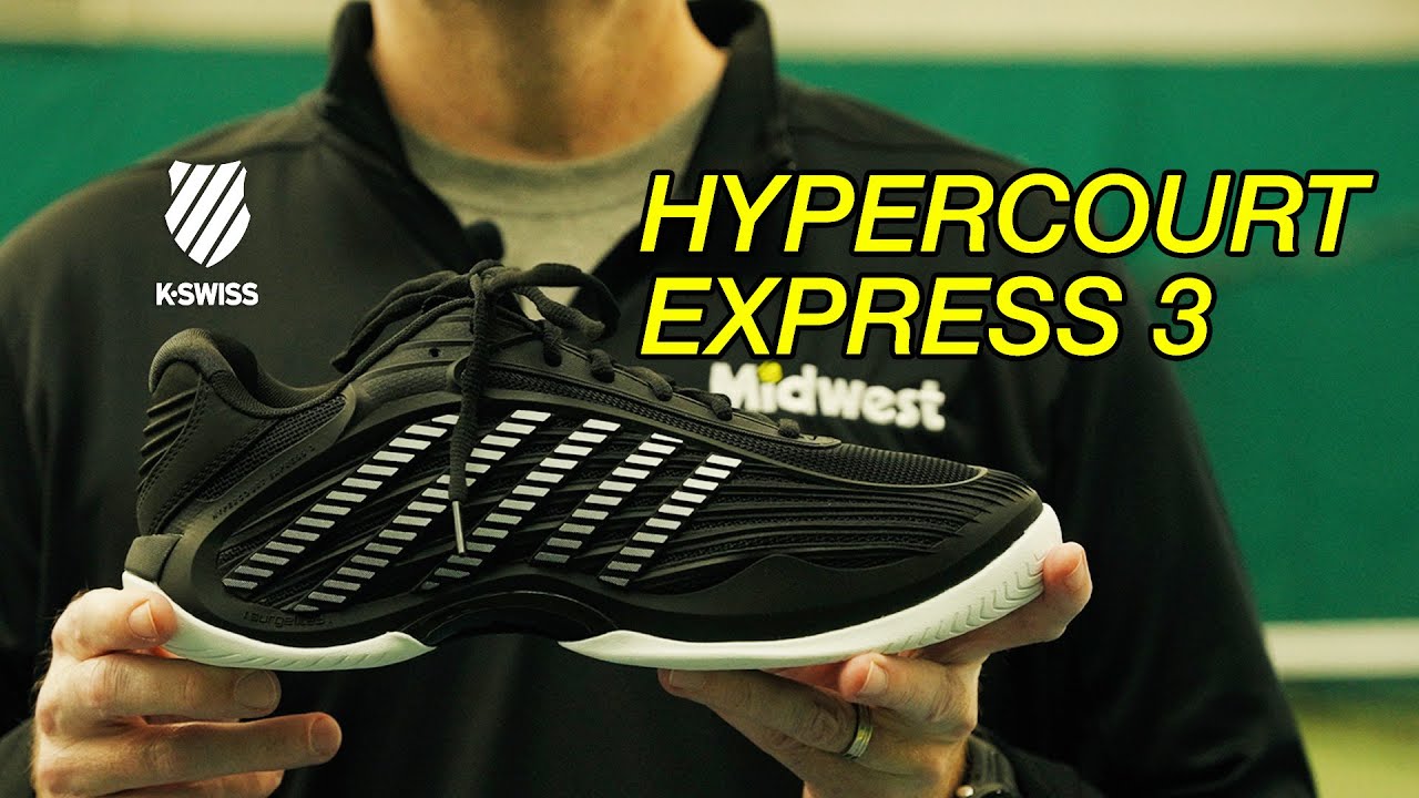 K-Swiss Hypercourt Express 3 | Комфортные теннисные кроссовки, созданные для длительных матчей