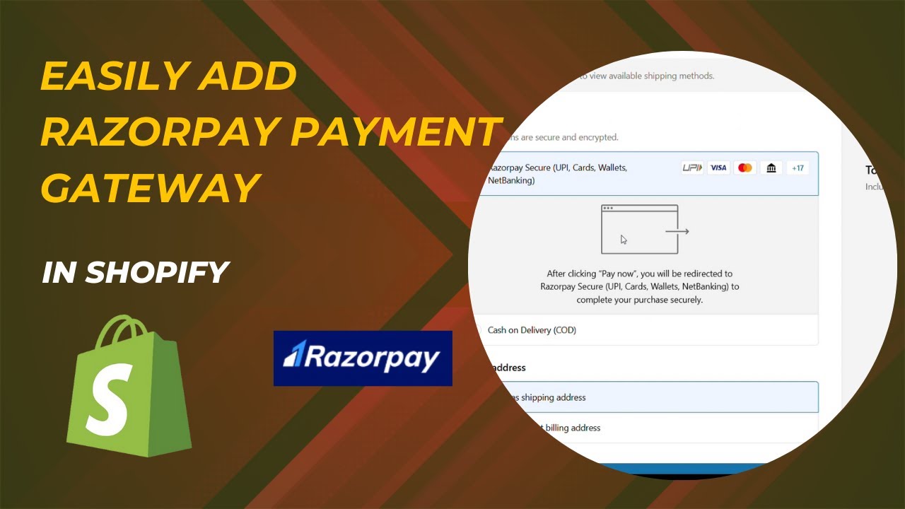 Как добавить платежный шлюз Razorpay в Shopify