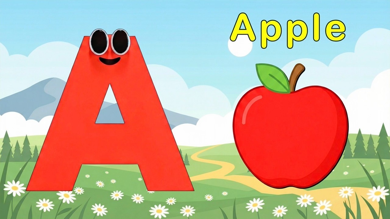 ABC Phonics Song | A Is for Apple | #Alphabet Learning for Kids