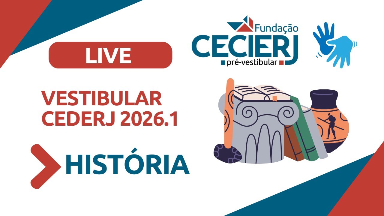 LIVE CEDERJ 2025 - HIST&Oacute;RIA