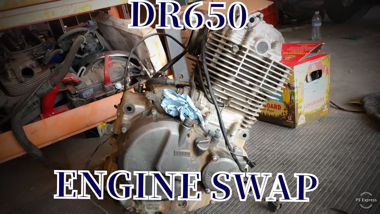 Suzuki DR650 Engine Swap - Helping A World Traveler