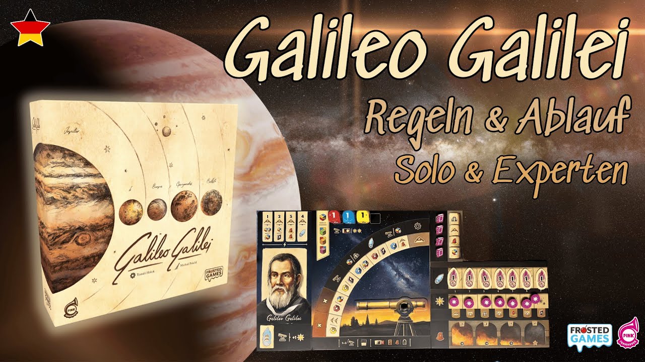 🔭 Galileo Galilei 💫 - astronomisches Kennerspiel (Neuheit 2024 von @frostedgames )
