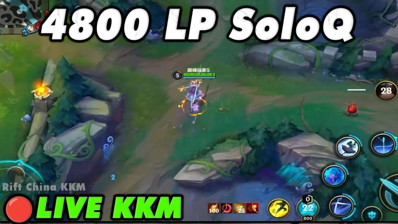Wild Rift China Live🔴KKM 4800 LP SoloQ | 12 Games Jungle Guide (5 Champs) | Rank Up 3 Acc at Once