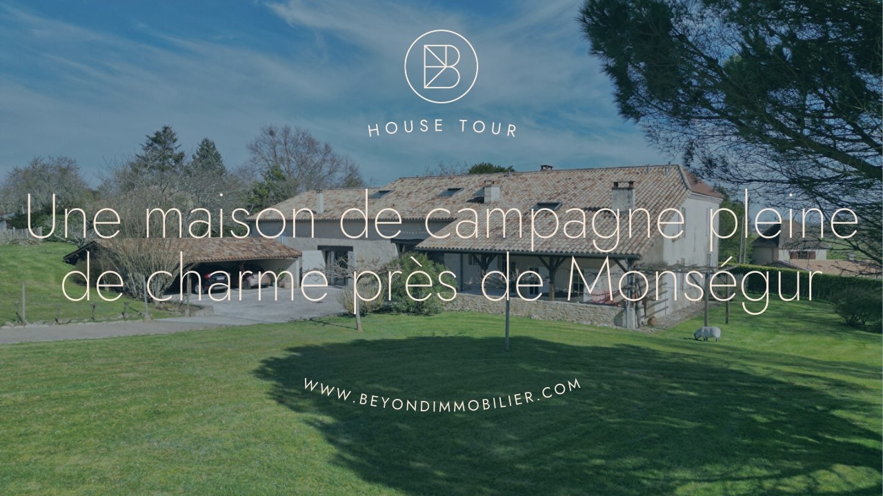 Secteur Monségur (Gironde) - Élégante propriété en pierre, campagne girondine