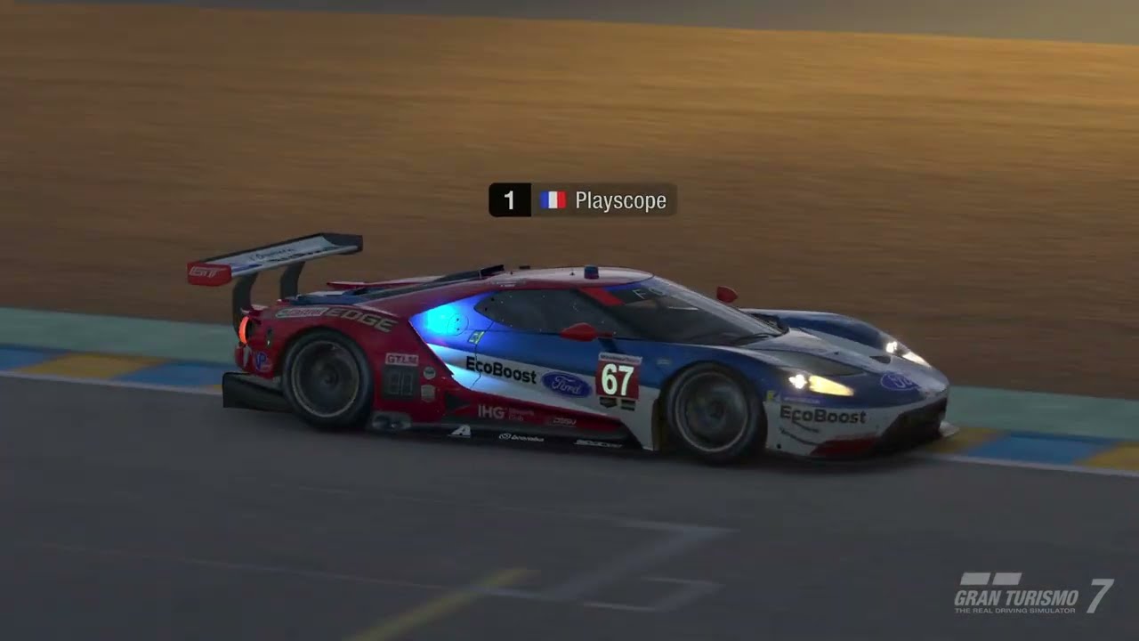 Gran Turismo 7 &bull; 4K HDR 60FPS RT Le Mans 24h Ford GT Race Car '18 Hot Lap &bull; PS5 Pro