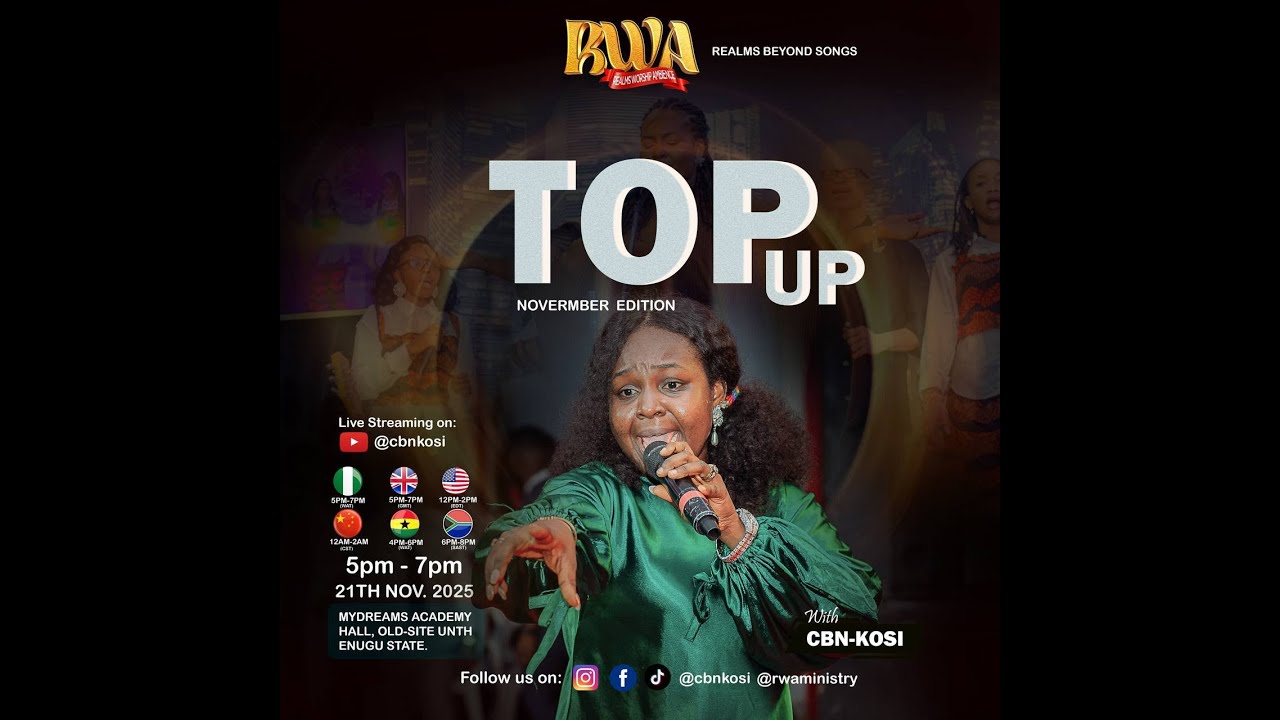 RWA- TOP UP November Edition || Realm Worship Ambience with CBN-Kosi