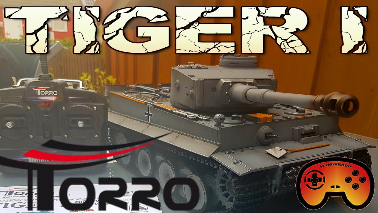 TIGER 1 Unboxing Torro - RC Tank 1:16 TIGER 1 RC Tank von Torro - Testfahrt by Teamkrado