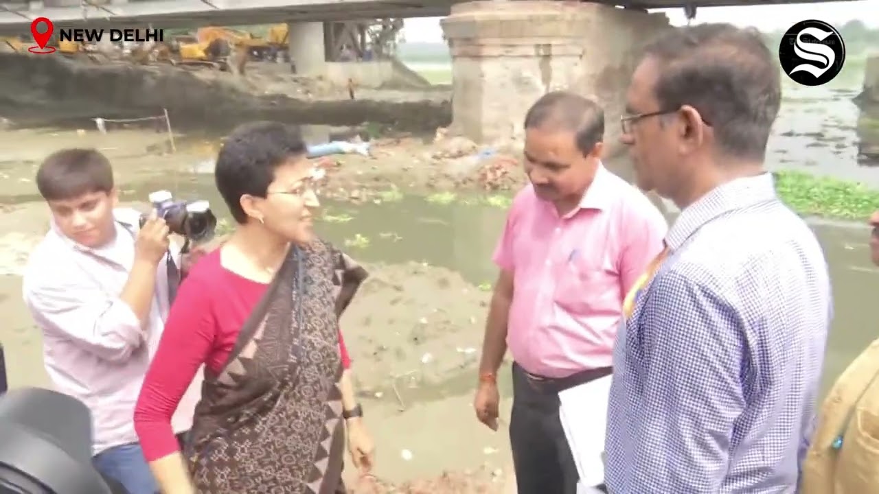 Delhi Minister Atishi Visits Yamuna at Loha Pul & Low Lying Areas of Yamuna Bazar | #TheStatesman