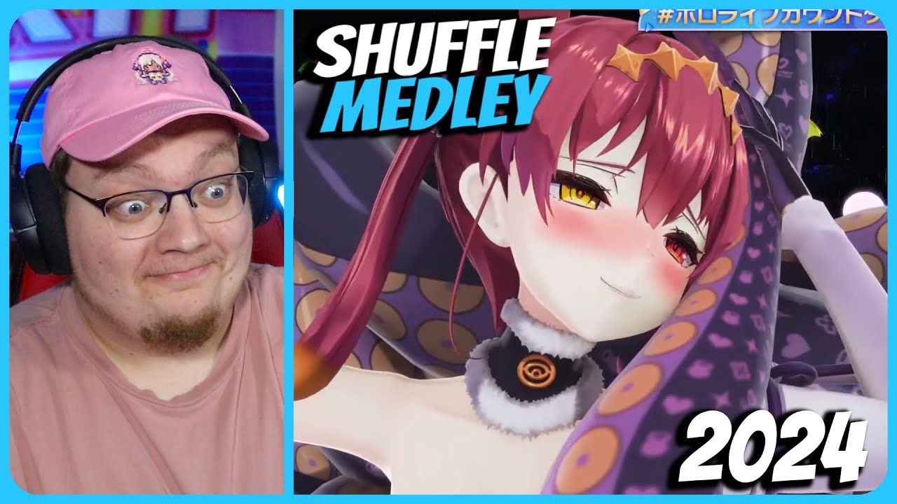 My Reaction to HOLOLIVE SHUFFLE MEDLEY 2024