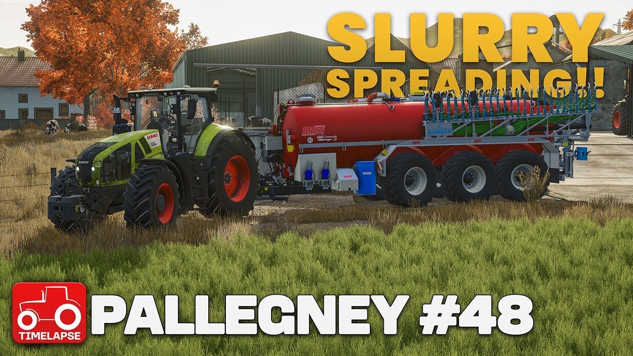 SPREADING SLURRY & MAKING SILAGE!! Pallegney FS25 Timelapse Farming Simulator 25 Ep 48