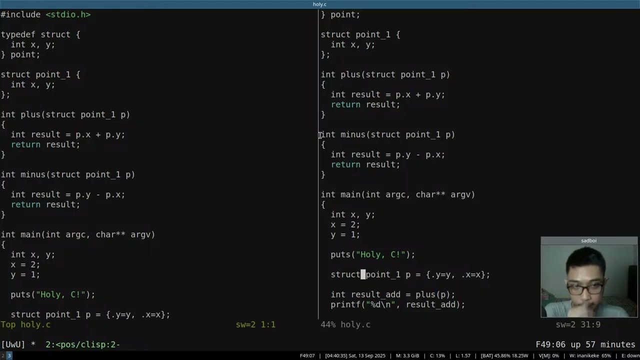 Live study: learn C programming language by building our own lisp (Part 4)