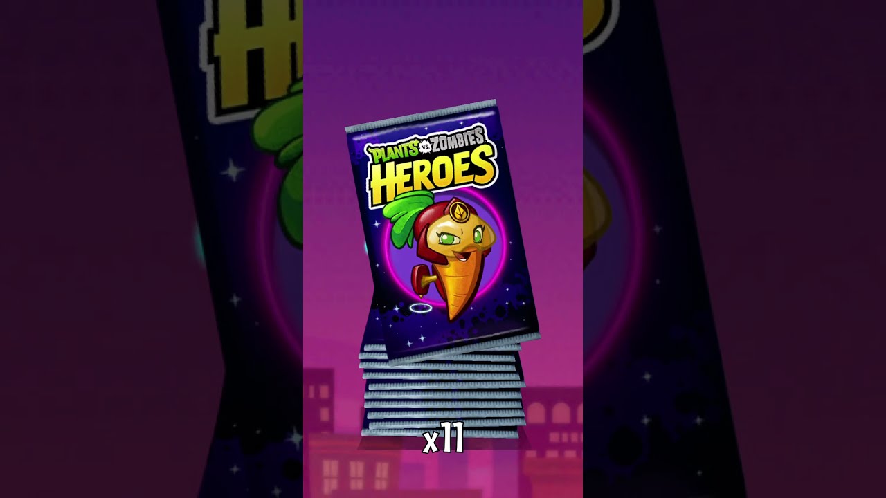 PvZ Heroes - 10,000 gem Beta Carrotina pack opening