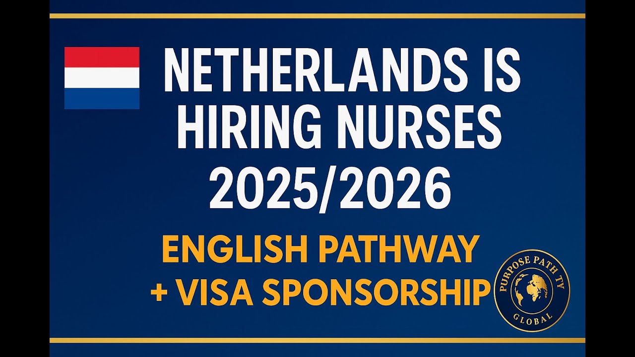 🇳🇱 “Netherlands Nursing Opportunities — English Pathway for International Nurses”