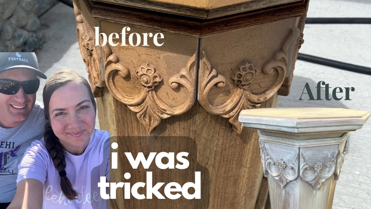 I thought this piece was ruined - stripping & restoring furniture - thrift flips for reselling