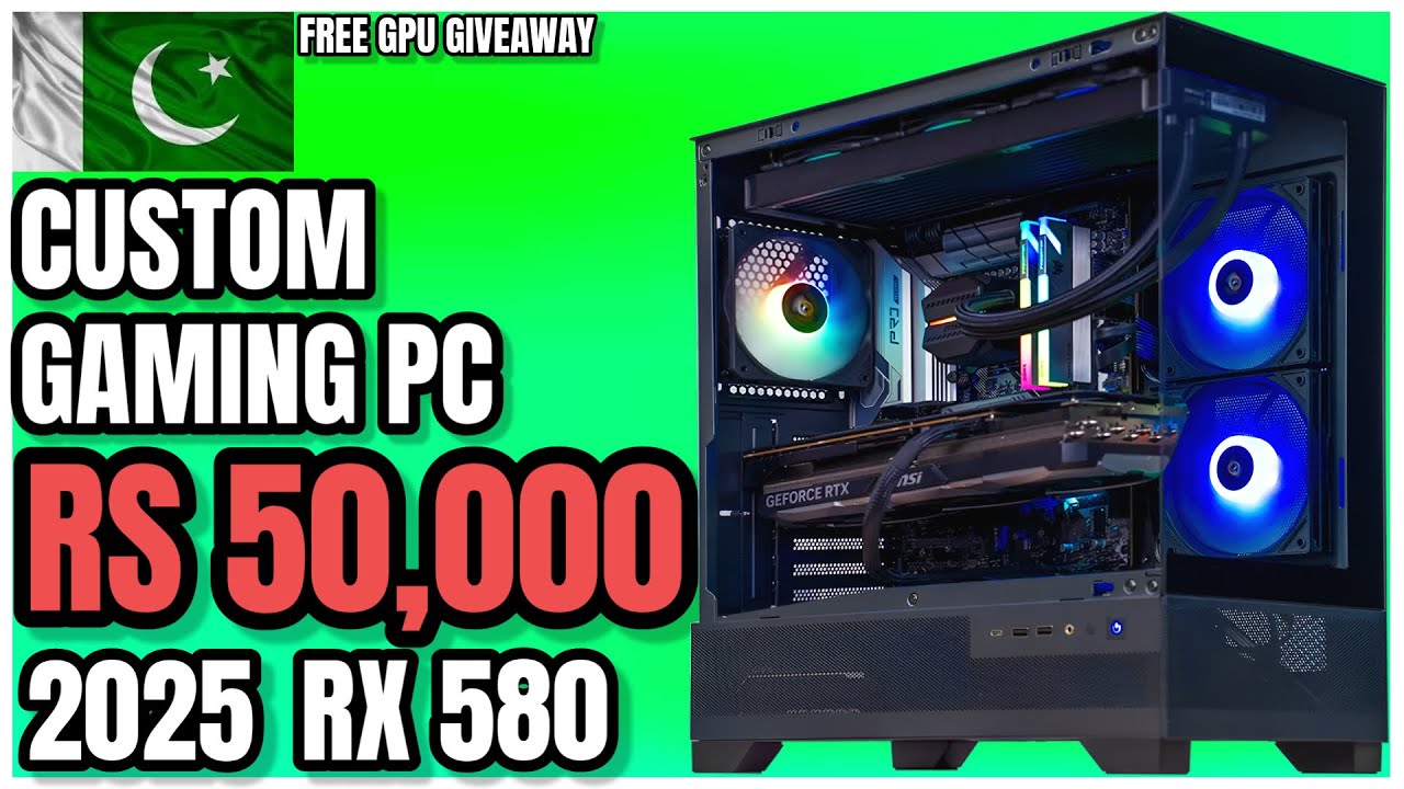 RS 50,000 GAMING CUSTOM PC BUILD IN PAKISTAN 2025 | BEST BUDGET GAMING PC UNDER 50K 2025