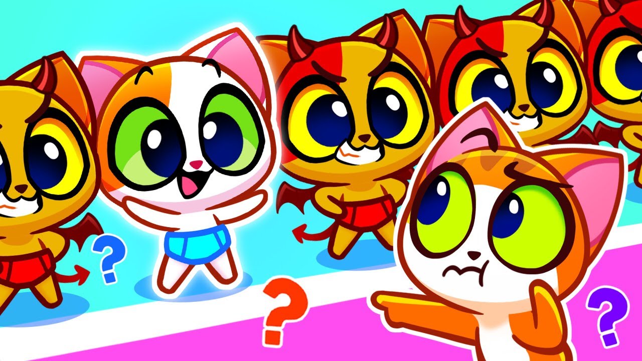So Many Babies 👶 Where Is My Real Sibling 🤖 Copy Me + More Animated Toddler Stories 😻 Purr-Purr