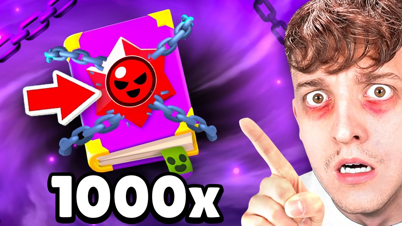 Das passiert, wenn du 1000 MAL auf das GEHEIME BUCH TIPPST...