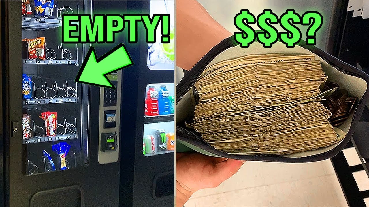 Collecting Money From 4 Vending Machines