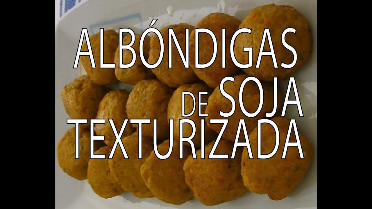 Albóndigas de Soja Texturizada Fáciles y Rápidas