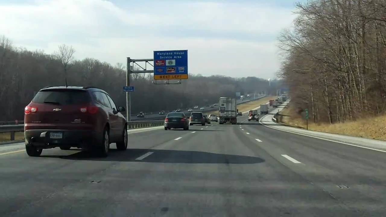 John F. Kennedy Memorial Highway (Interstate 95 Exits 89 to 80) southbound